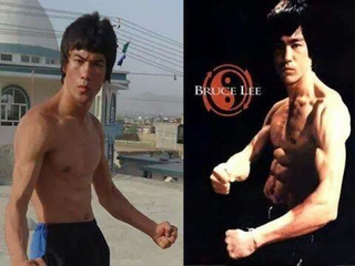Illustration for article titled Damn, This Afghan Guy Looks Like Bruce LeeÂ
